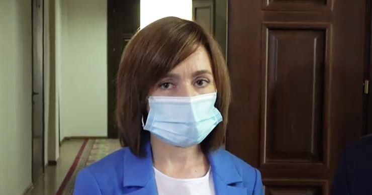 Председатель партии "Действие и солидарность" Майя Санду.