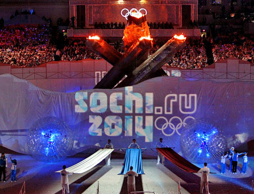 Знаменосцем сборной России на церемонии открытия зимних Олимпийских игр в Сочи назначен бобслеист Александр Зубков.  Фото: kavkaz-uzel.ru