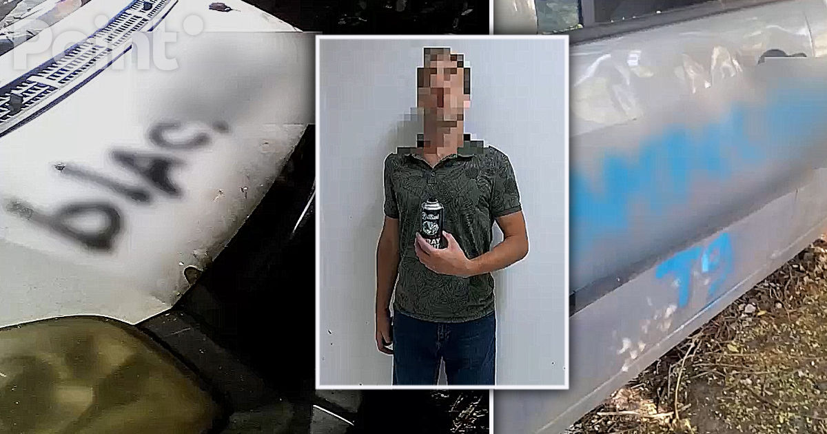 Bărbatul care a vandalizat mai multe mașini din sectorul Buiucani, reținut.