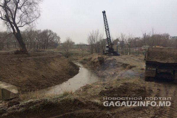 Очистка русла реки Стратан в Чадыр-Лунге, финансируемая правительством Турции, полностью завершена. 