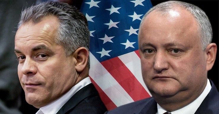 Додон выразил недоумение позицией США, которая не экстрадирует Плахотнюка. Коллаж: Point.md.