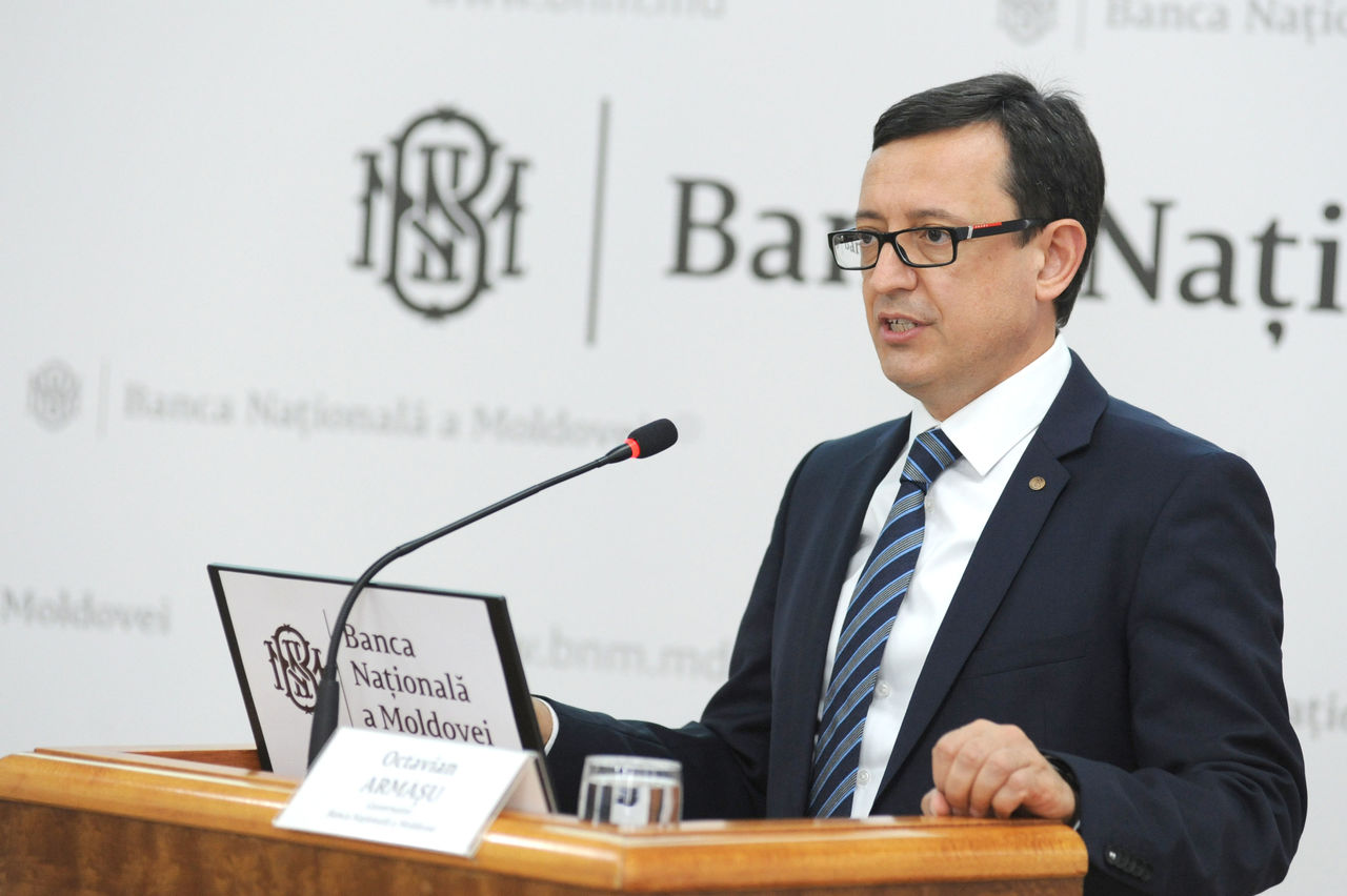 Президент НБМ Октавиан Армашу.