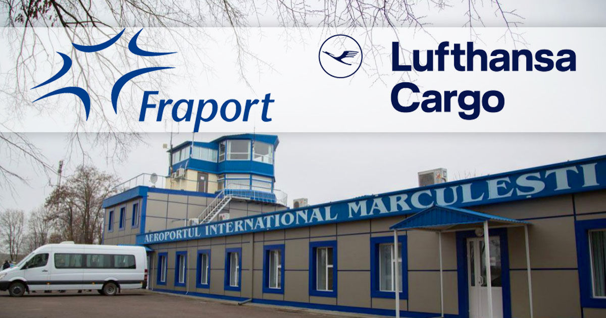 "Lufthansa Cargo" и "Fraport" заинтересованы инвестировать в аэропорт Маркулешт. Коллаж: Point.md.