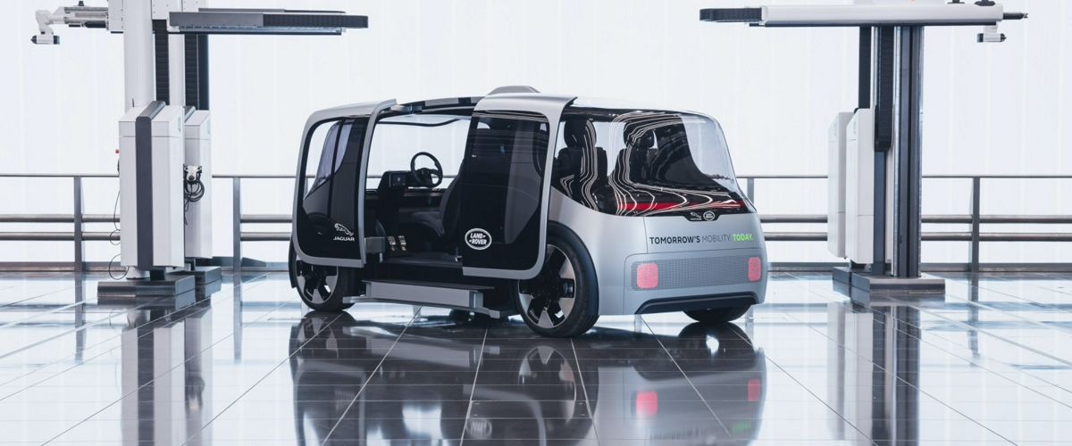 Jaguar Land Rover представил концепцию городского транспорта будущего.