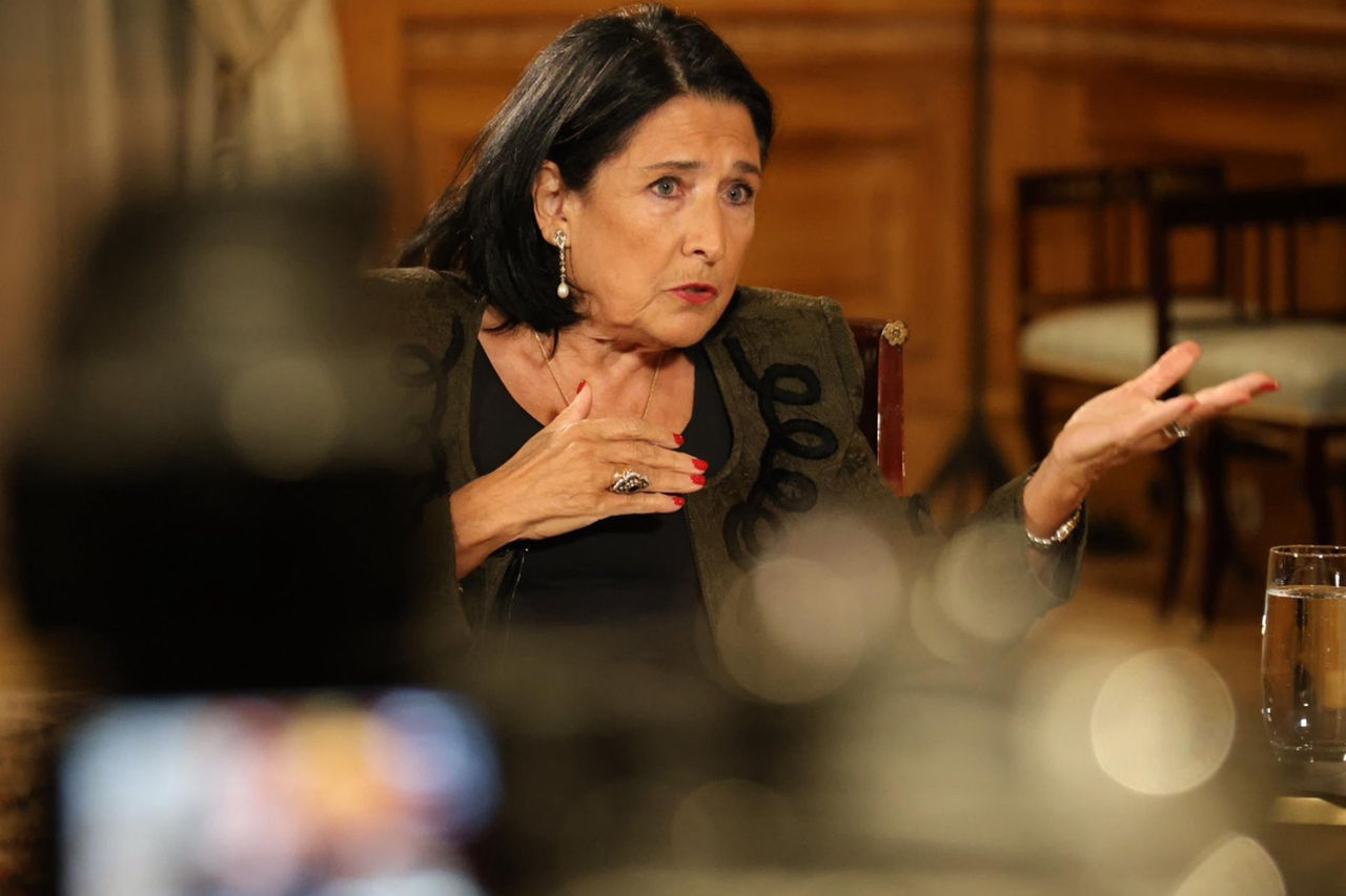 Președinta Georgiei își va anunța planul de acțiune pentru perioada de dualitate a puterii.