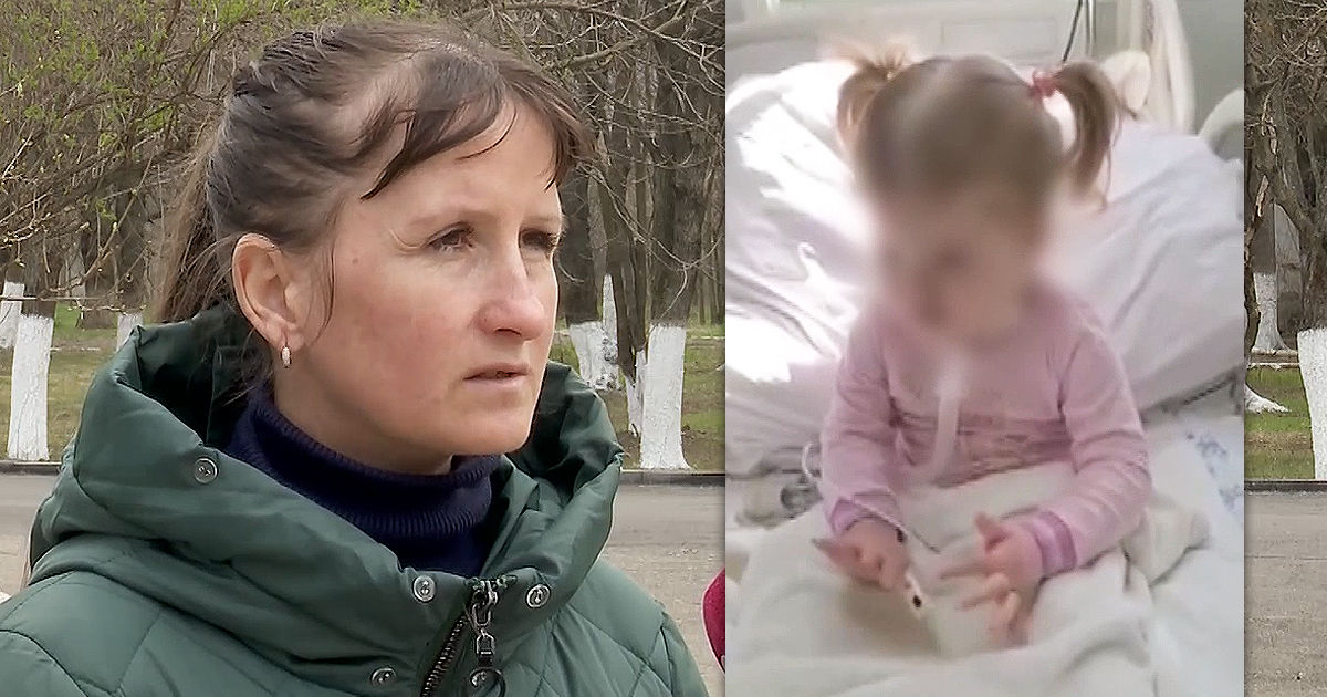 Маленькая Сабина с рождения не покидает больницы из-за тяжелой болезни.
