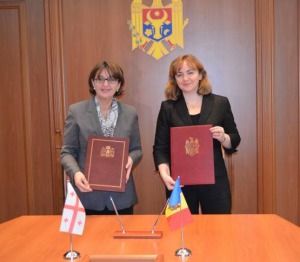 R. Moldova și Georgia au semnat o declaraţie comună privind cooperarea în domeniul integrării europene dintre cele două țări.
