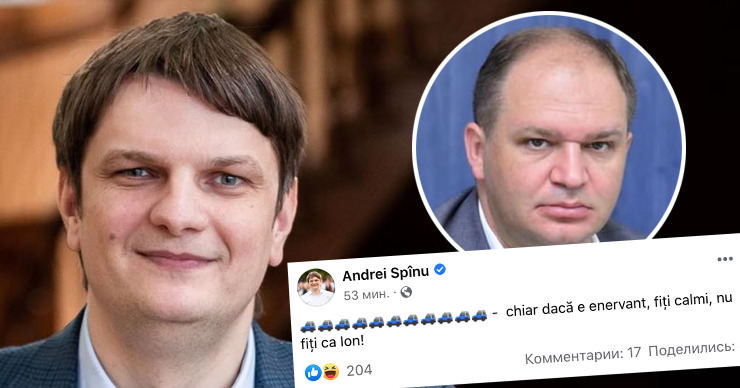 Спыну отреагировал на выпад Чебана: Будьте спокойны, не будьте как Ион. Коллаж: Point.md