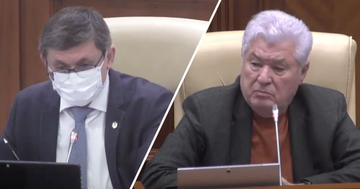 Воронин перепутал кнопки на вчерашнем голосовании: виноват Гросу. Коллаж: Point.md