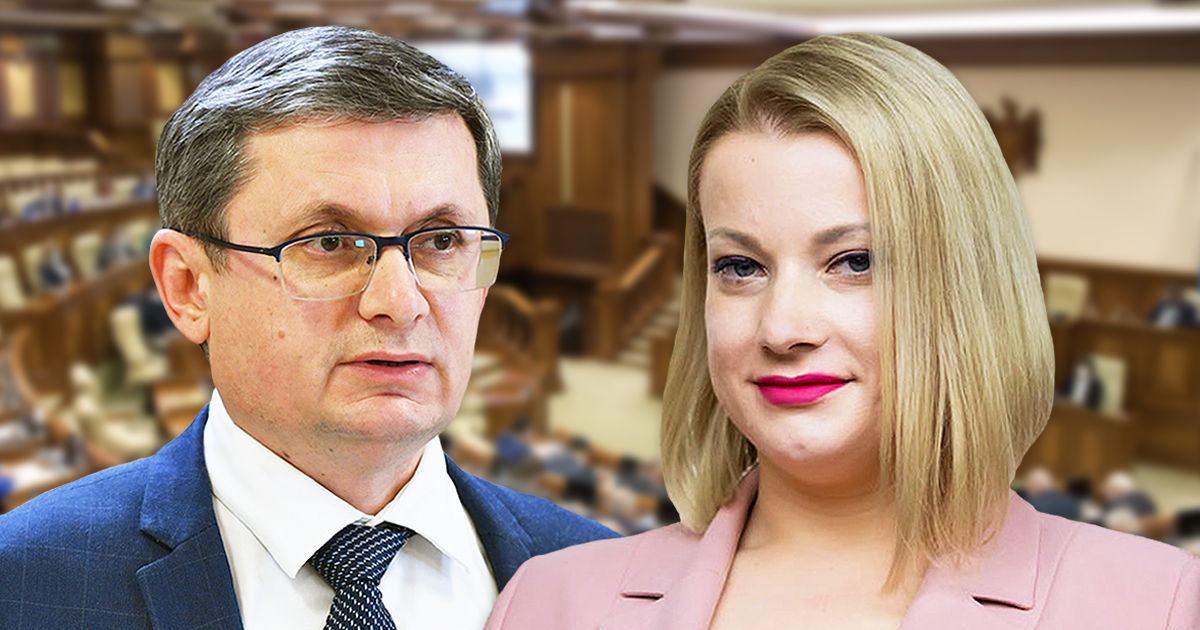 Депутат Диана Караман подает в суд на спикера Игоря Гросу. Коллаж: Point.md