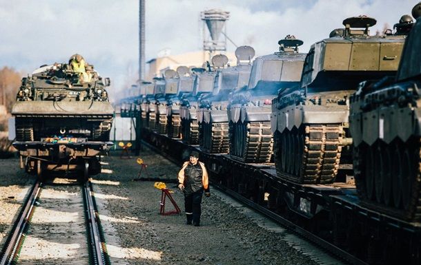 Великобритания перебросила танки в Эстонию.