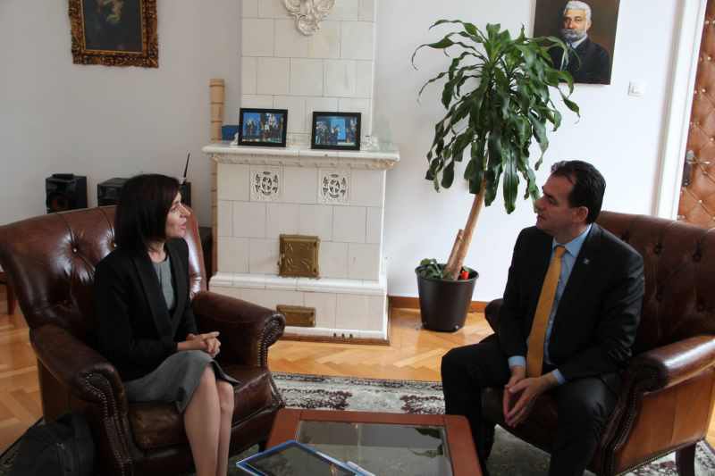 Ludovic Orban s-a întâlnit cu președinta PAS, Maia Sandu. 