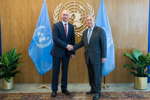 Premierul Pavel Filip a avut o întrevedere cu Secretarul General ONU, António Guterres.