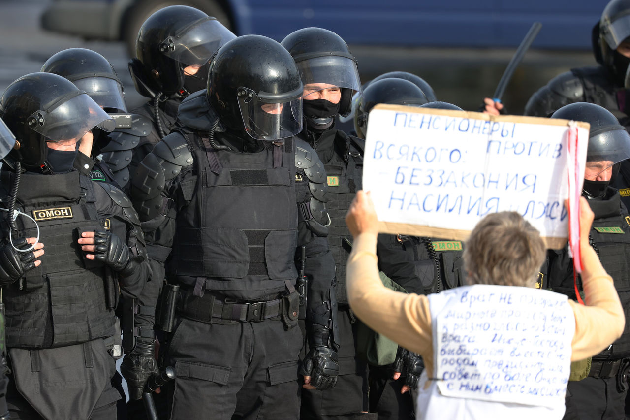 В Беларуси прошла демонстрация пенсионеров.