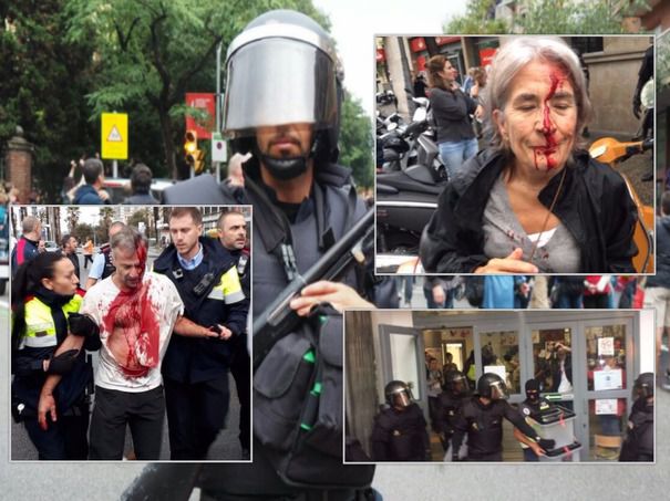 Catalanii cer ajutorul Europei. Mesajul oficial al UE pentru Spania. Foto: Mediafax