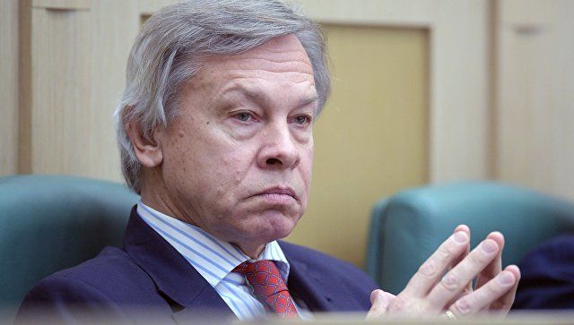 Председатель комиссии Совета Федерации по информационной политике Алексей Пушков.