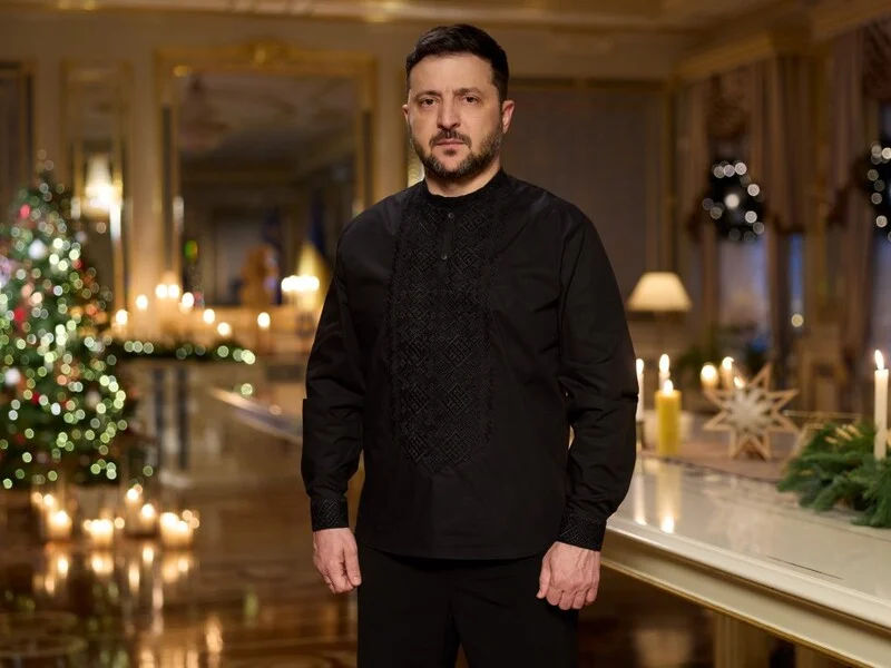 Zelenski a felicitat ucrainenii cu Crăciunul și a rostit fraza: Ne dorim ca el să moară.