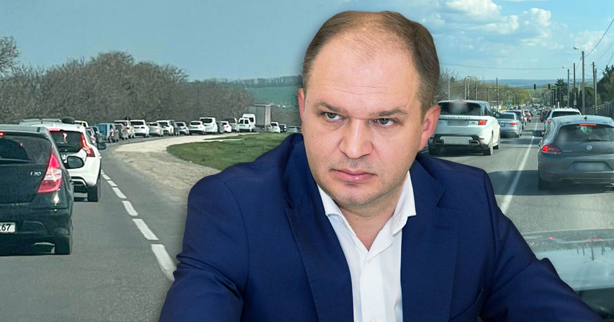 Чебан о пробках на въезде в Кишинев: Просим МВД мобилизовать сотрудников. Коллаж: Point.md