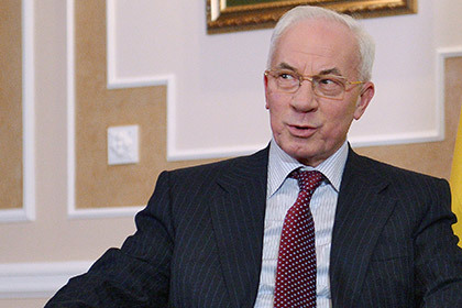 Выступая на митинге, Азаров рассказал о других причинах отказа от подписания евроассоциации. Фото: Дмитрий Духанин / Коммерсантъ