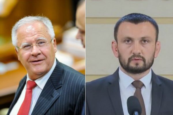 Председатель ДПМ Дмитрий Дьяков и депутаты Корнел Дудник.