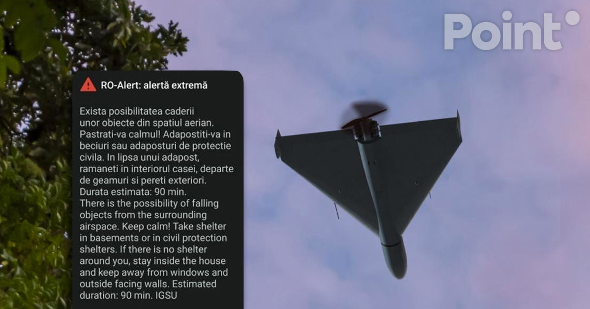 O nouă avertizare în județul Tulcea, după un atac cu drone al Rusiei asupra Ucrainei.