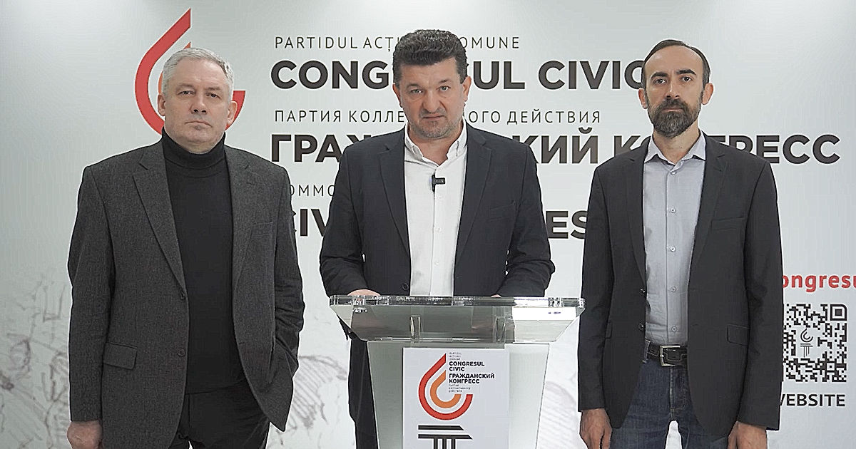 Congresul civic: Facem apel la un vot în masă împotriva regimului Sandu-Șor.