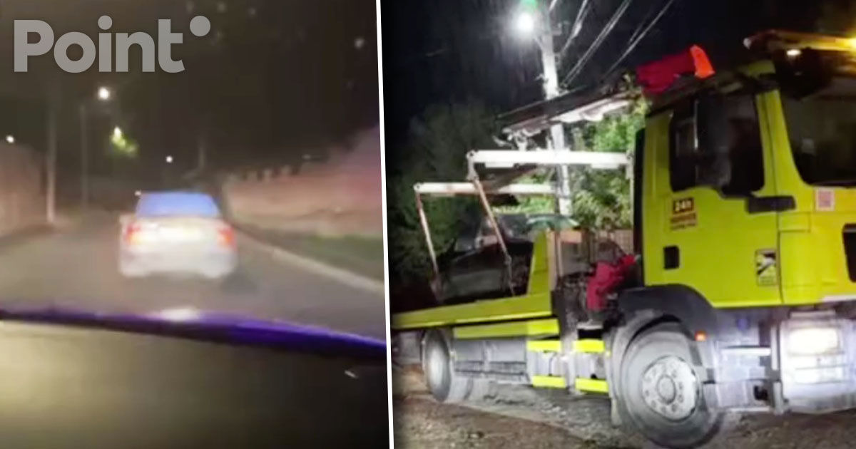 Un tânăr fără permis, oprit pentru conducere agresivă la Strășeni.