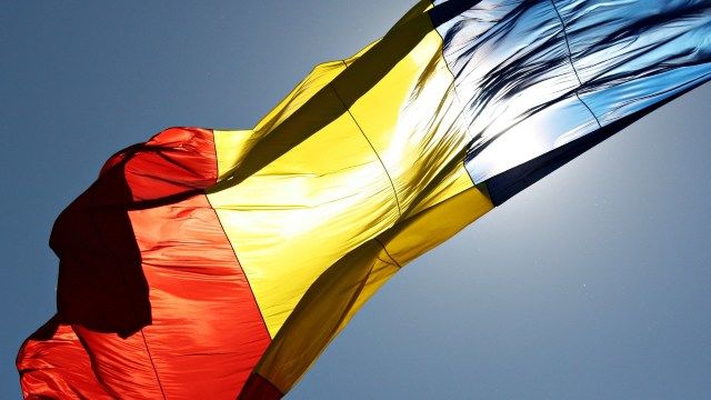 Protest în fața Ambasadei României la Chișinău.