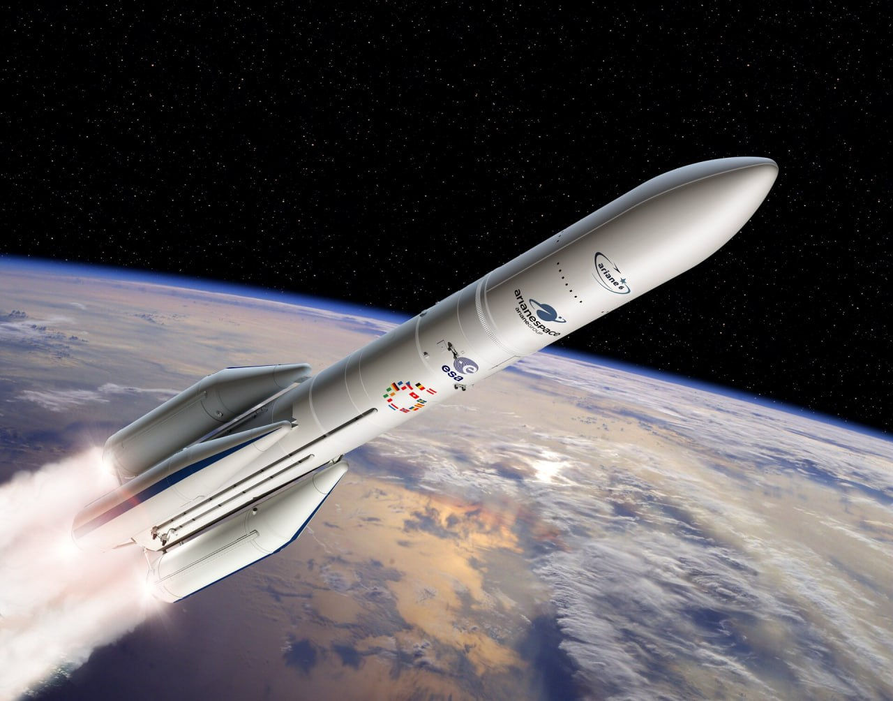 Европейская ракета-носитель Ariane-6 совершит свой первый полёт в 2024 году.