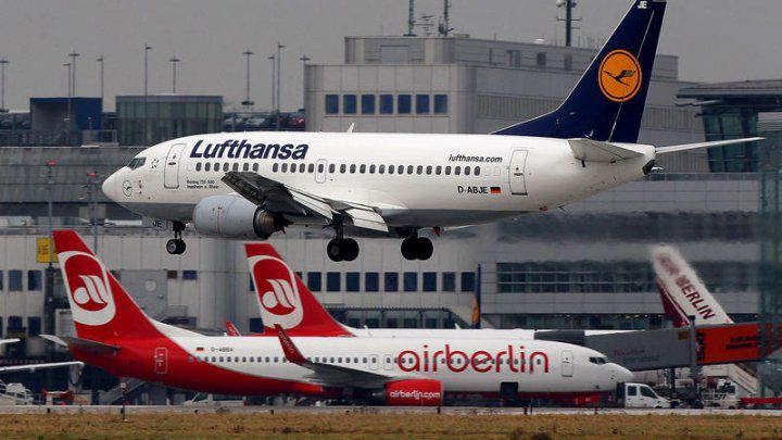70 de zboruri operate de Air Berlin au fost anulate. Foto: publika.md