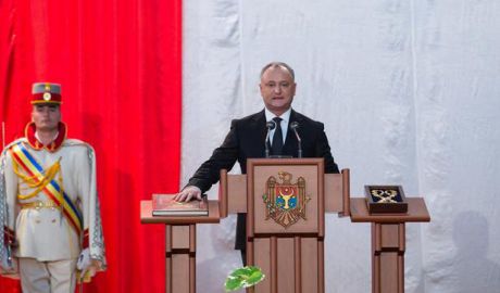 Preşedintele Republicii Moldova, Igor Dodon. 
