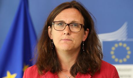 Европейский комиссар по вопросам торговли Сесилия Мальмстрем. Фото: politico.eu