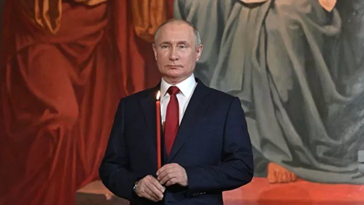Путин поздравил православных христиан с праздником.