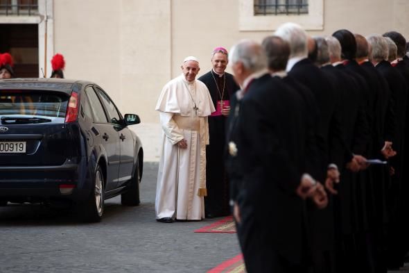 Papa a criticat adeseori blocul comunitar pentru lipsa de viziune, atrăgând în urmă cu trei ani furia cancelarului german. Foto: Gulliver / Getty Images
