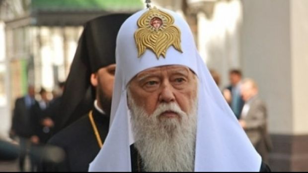 Patriarhul ucrainean Filaret a spus într-o predică că uciderea locuitorilor din Lugansk și Donețk nu este un păcat. Foto: rtv.net