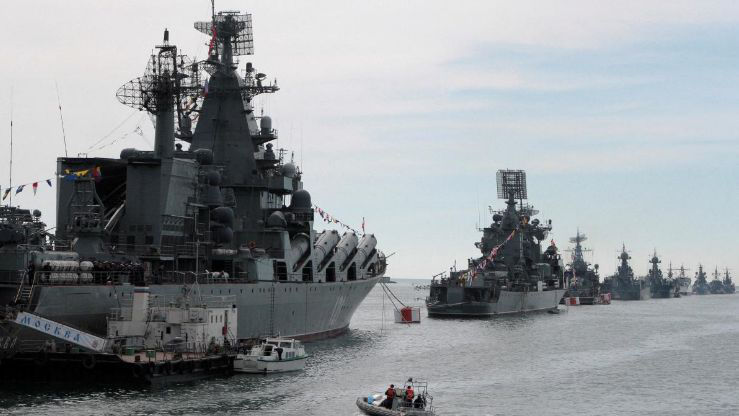 ВСУ: РФ держит 4 корабля с "Калибрами" в Черном море и 5 в Средиземном.