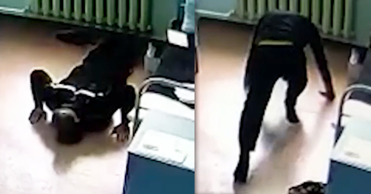 Появилось видео с занимающимся физкультурой Навальным. Фото: Point.md.