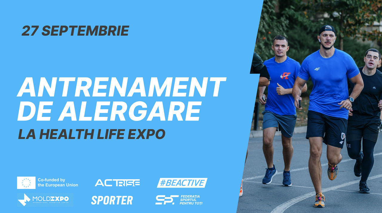 Health Life Expo: Здоровье. Спорт. Энергия. Всё в один день на CIE Moldexpo.