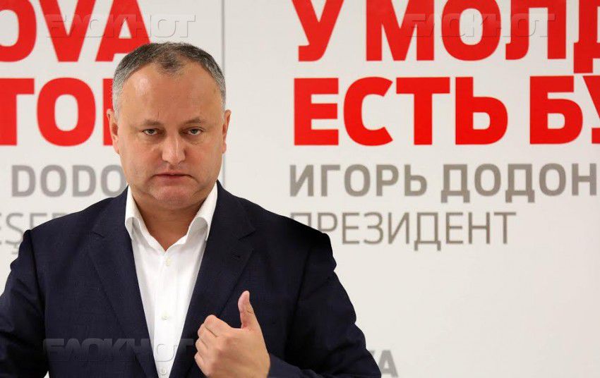 Председатель Партии социалистов, главный фаворит президентской гонки Игорь Додон.