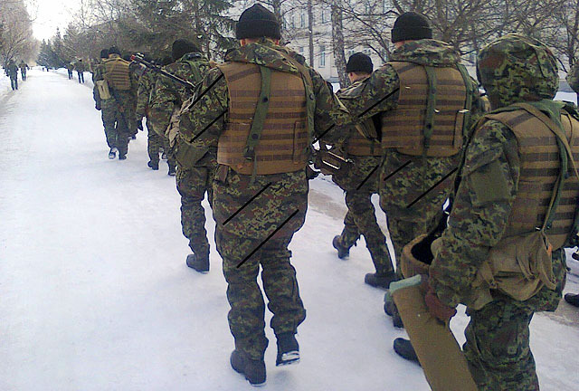 Ополчение приступило к началу операции по оттеснению украинских военных в районе Дебальцево. Фото: real-vin.com
