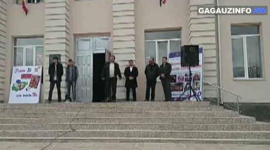 Урезание полномочий Гагаузской автономии стало одной из главных тем митинга.