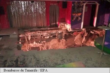 Tenerife: S-a prăbuşit podeaua unei discoteci. Cel puţin 22 de răniţi. Foto: agerpres.ro