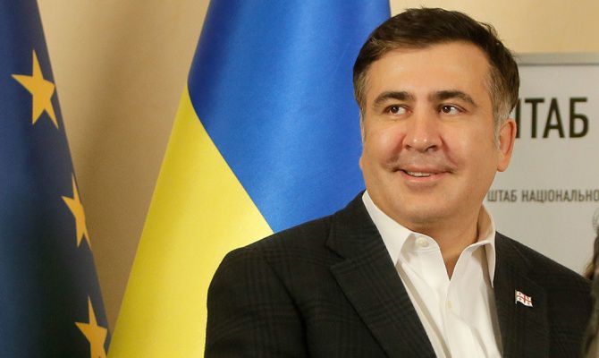 Mihail Saakașvili, numit în funcția de guvernator al regiunii Odesa, are un salariu de 5.644 de grivne pe lună. Foto: independent.md