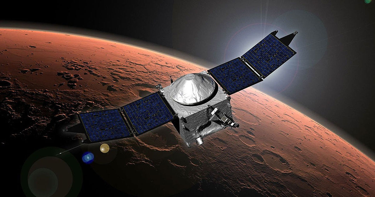  NASA va suspenda operațiunea de salvare a sondei MAVEN: Marte va fi ascuns de Soare timp de trei săptămâni.