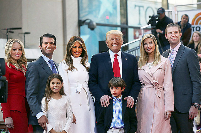 Трамп в десятый раз станет дедушкой.