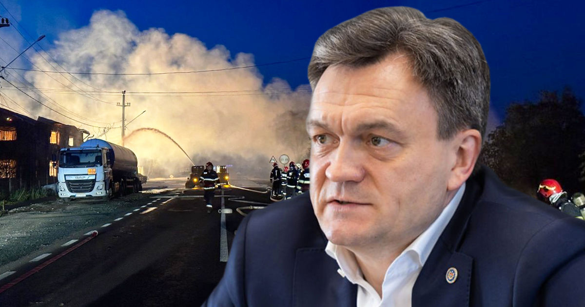 Речан выразил соболезнования в связи со взрывами на АЗС в Румынии. Коллаж: Point.md
