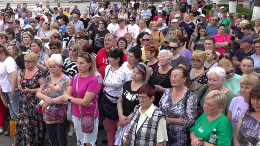 В Бельцах коммерсанты протестовали против запрета патентов.