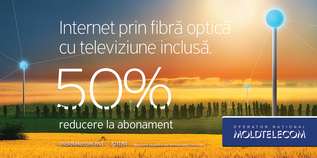 Infrastructura Moldtelecom de fibră optică, de 10 ori mai rapidă decât oricare alta.