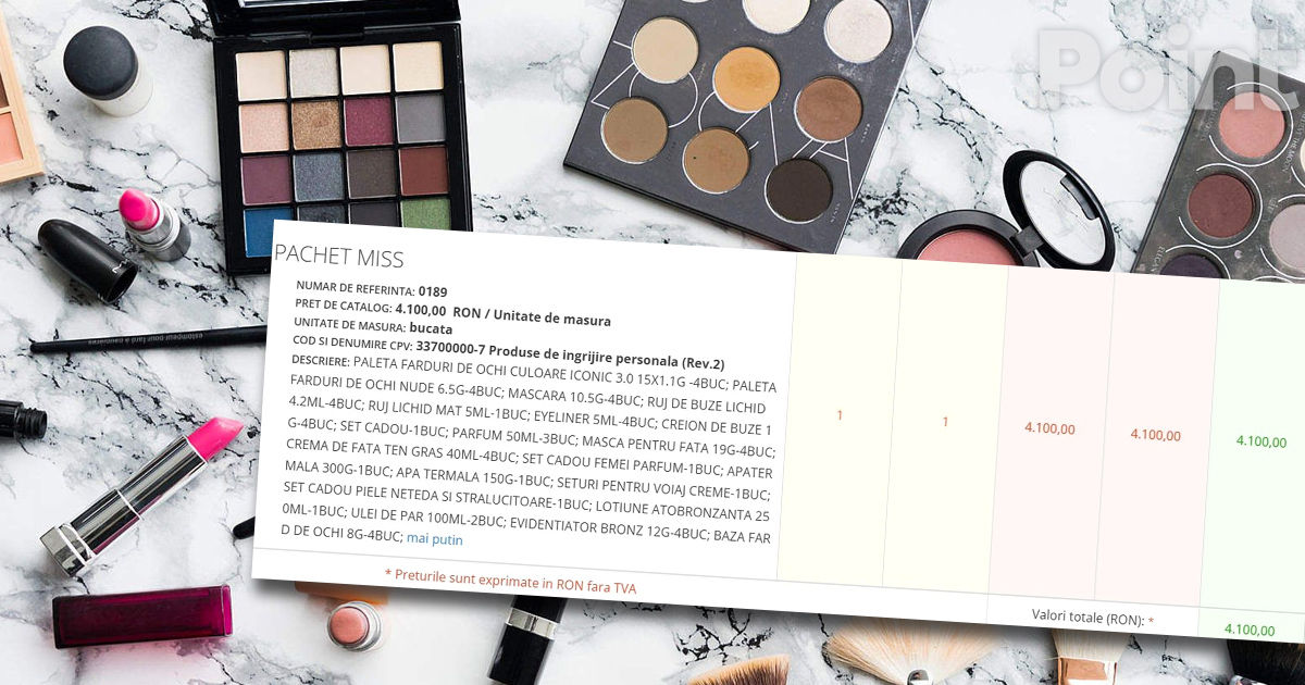 Scandal într-un oraș românesc din cauza achiziției de cosmetice de către Primărie.