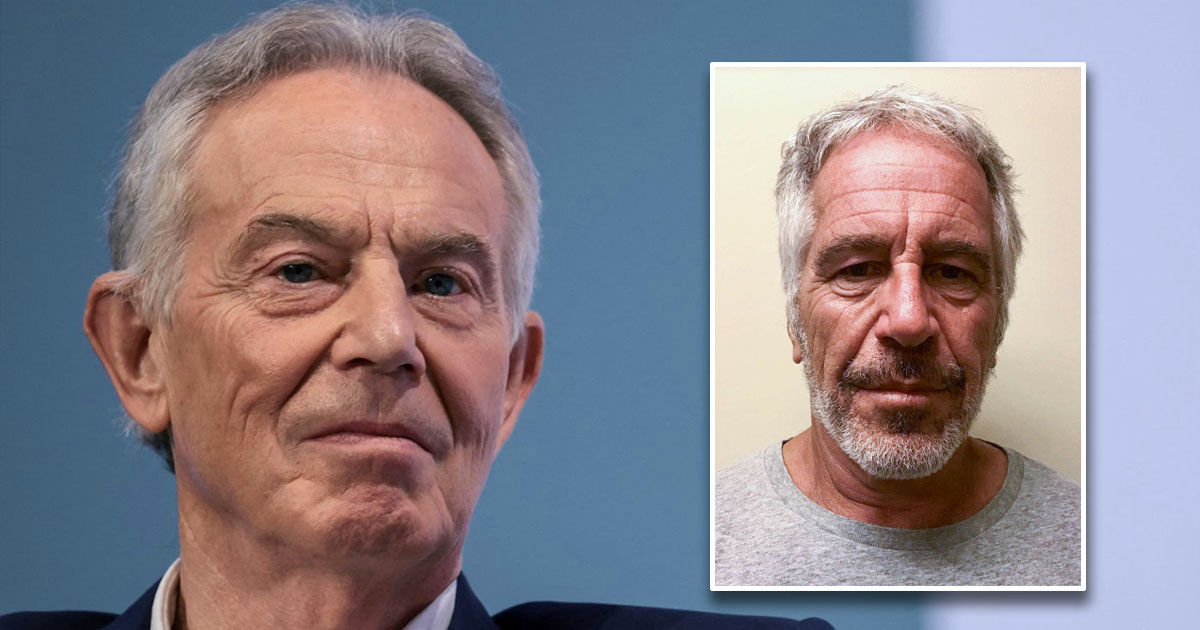 Fostul premier britanic, Tony Blair, l-a primit pe Jeffrey Epstein la reședința sa.